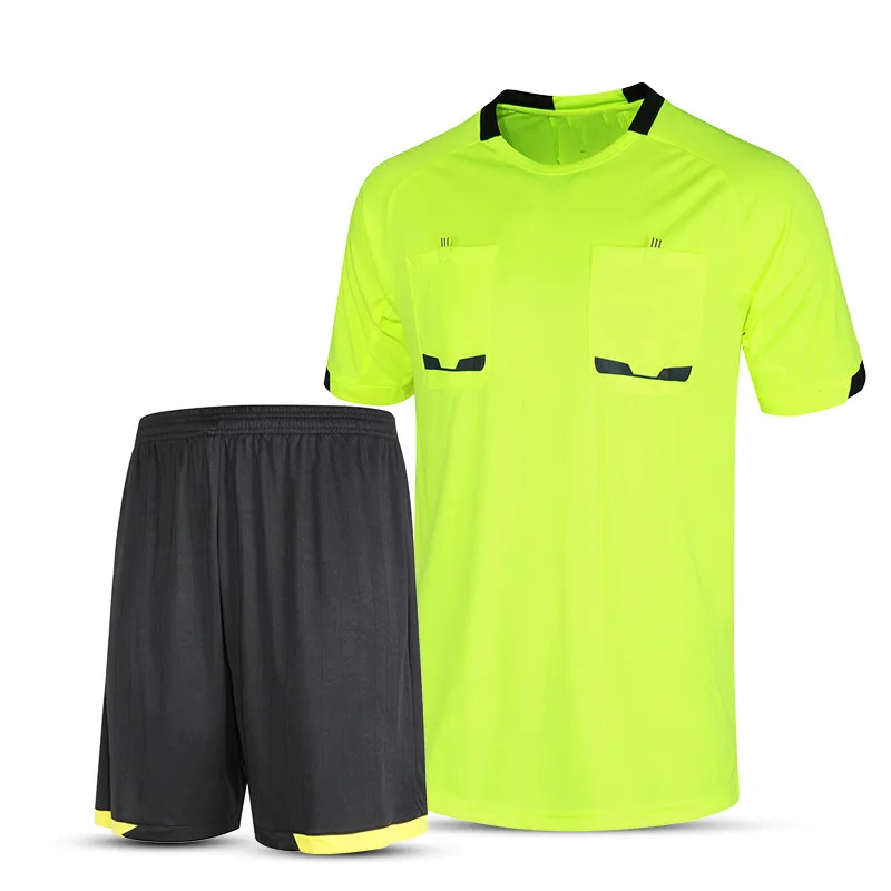 Árbitro Jersey Fútbol set 2017 Juez de fútbol futbol camisa traje tracksuits survetement fútbol maillot de pie Árbitro Jersey Fútbol set 2017 Juez de fútbol futbol camisa traje tracksuits survetement fútbol maillot de pie