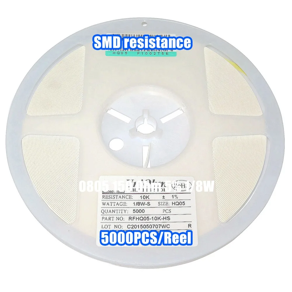1 Катушка 0805 150R 150 Ом 5% 1/8 Вт SMD сопротивление 5000 шт./катушка | Обустройство дома