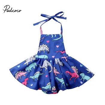 

Baby Girl Rompers 2018 Infant Summer Clothes Princess Romper Dinosaur Jumpsuit Newborn Girls Baby Animal Romper Tutu Dress