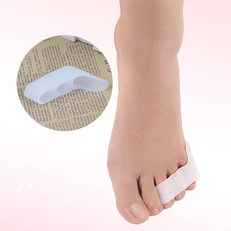 1 Pair Silicone Bunion Corrector Toe Separator Foot Care Tool Gel Toe Corrector Foot Toe Protector Hallux Valgus Pedicure Tools