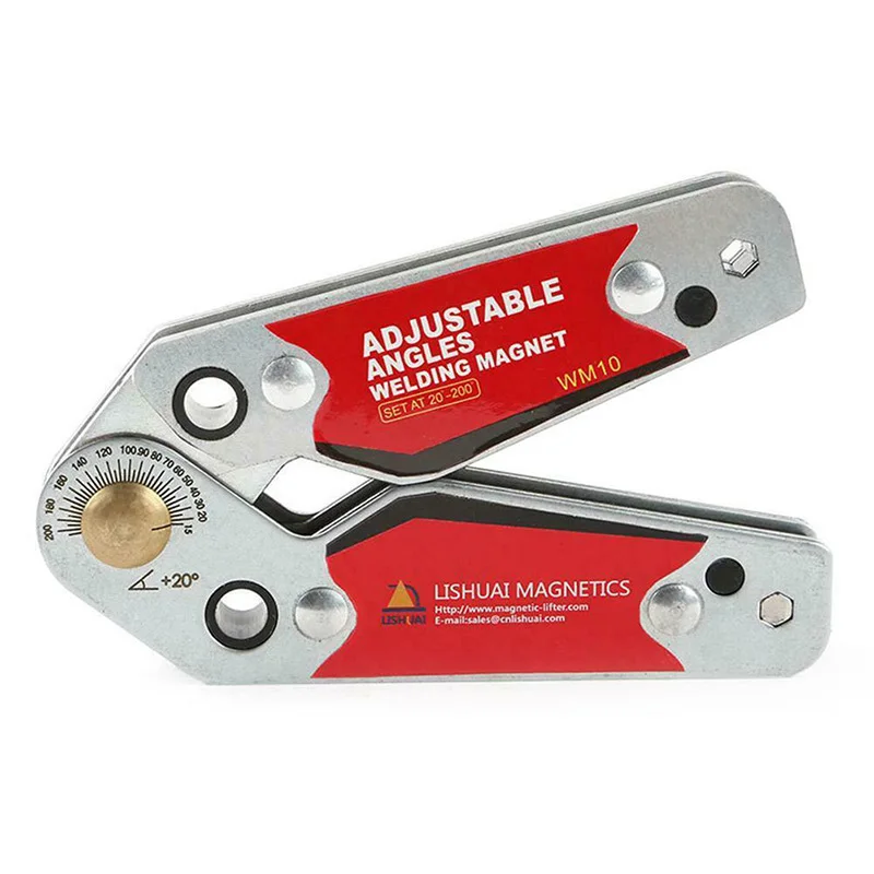

'The Best' Magnetic Welding Holder Adjustable Angles 20-200 Magnets Angle Clamp Locator Tools with Hex Wrench 889