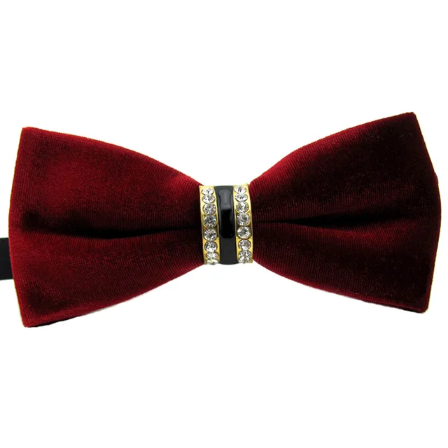 USA Shipping Mens Fashion Velvet Crystals Rhinestones Wedding Party