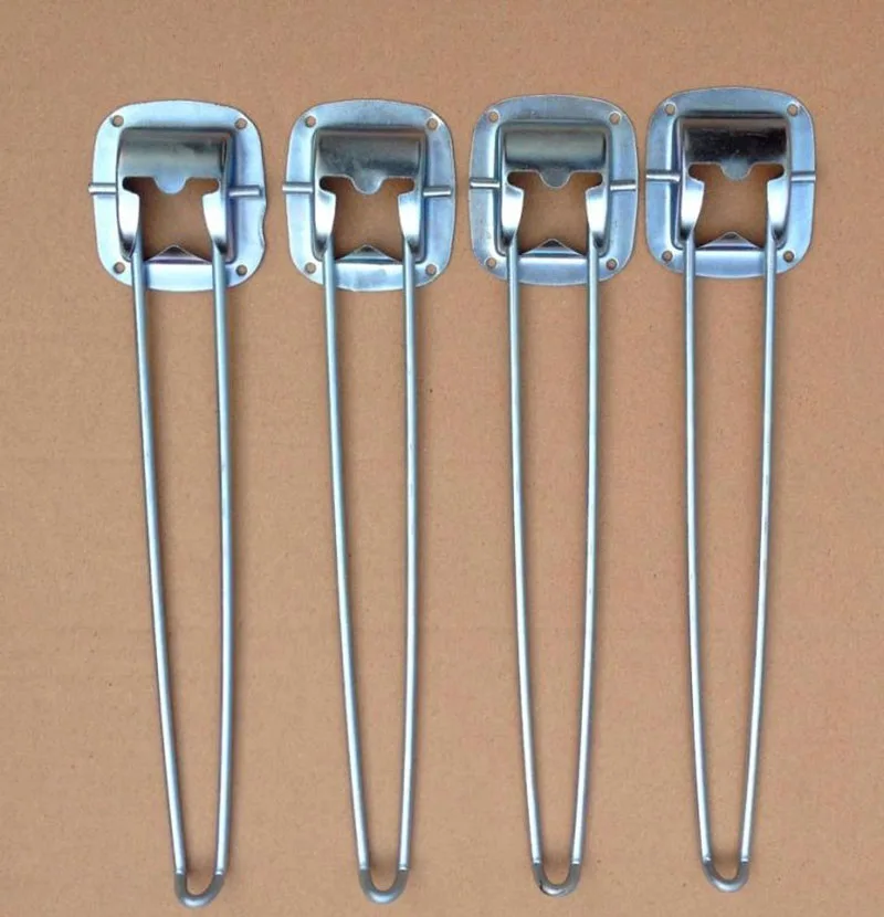 Lingfan Factory Open 90 Degree Hinge Folding Table Leg Bracket Lf Bed Desk Legs Folding Table Accessories Laptop Learning Leg Bracket 4pcs