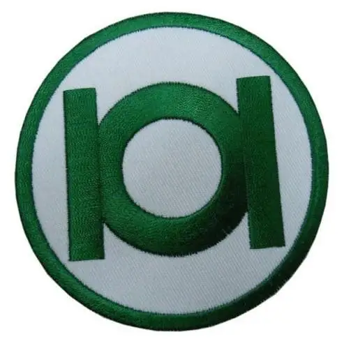 Зеленый логотип корпуса фонарей DC COMICS MOVIE COSTUME PATCH Iron Sew On вышитый патч Модная