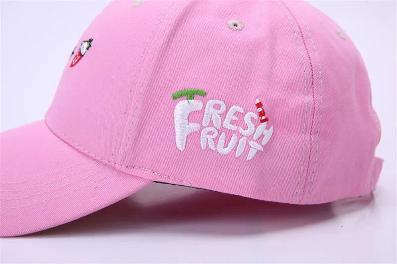 2017 lindo gorra de béisbol de algodón de Primavera de tapas para las mujeres las niñas Casual frutas patrón de pesca sombrero de moda Snapback gorras Baseball B63 2017 lindo gorra de béisbol de algodón de Primavera de tapas para las mujeres las niñas Casual frutas patrón de pesca sombrero de moda Snapback gorras Baseball B63