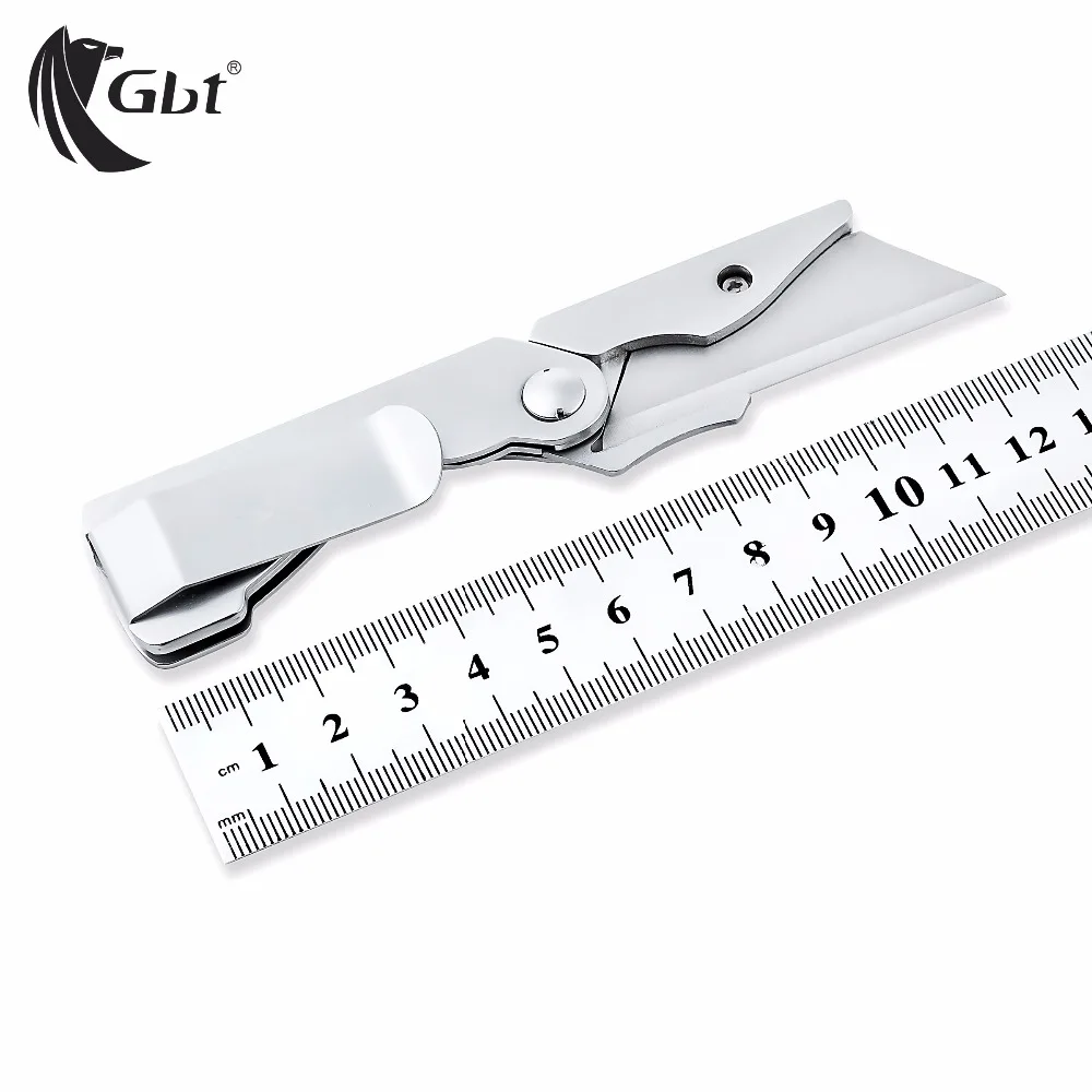 

buscraft Folding Knife Paper Cutter EAB Pocket Knife with 2PCS Blades