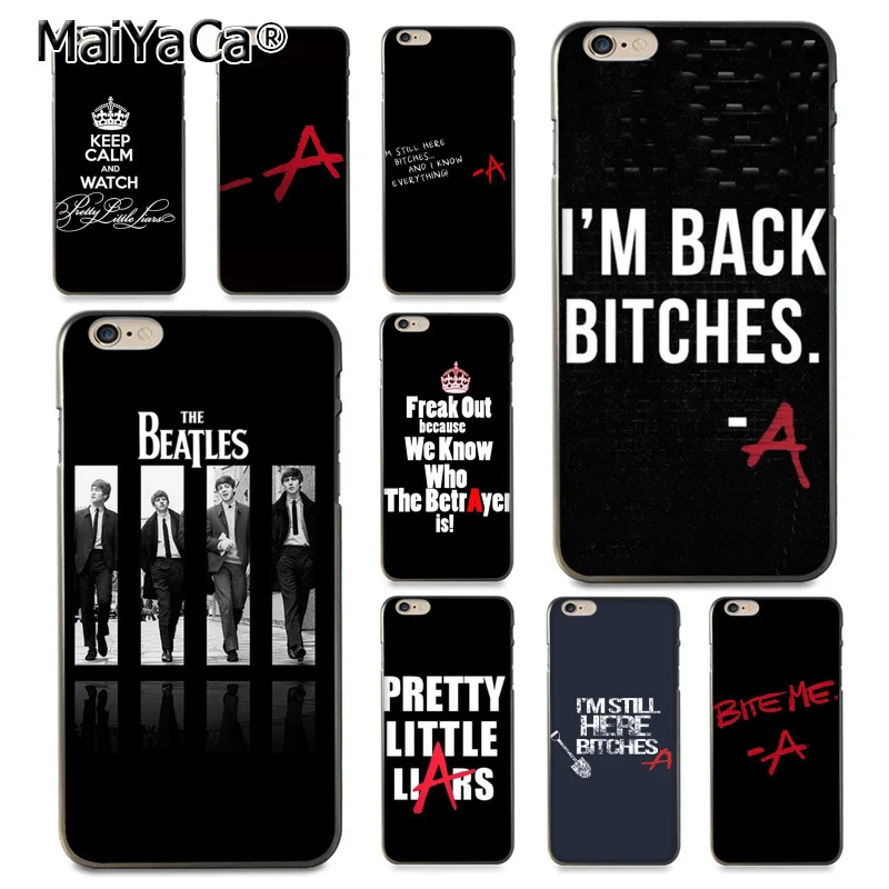 

MaiYaCa Pretty Little Liars tpu Phone case cover for iPhone 8 7 6 6S Plus X xs max xr 10 5 5S SE 11pro max case Coque