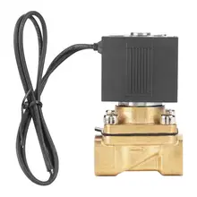 1 шт. 0-1.0MPa G38 2 способ прямого действия нормально закрытый электромагнитный клапан электрический магнитный клапан для воздуха водяной пар газа