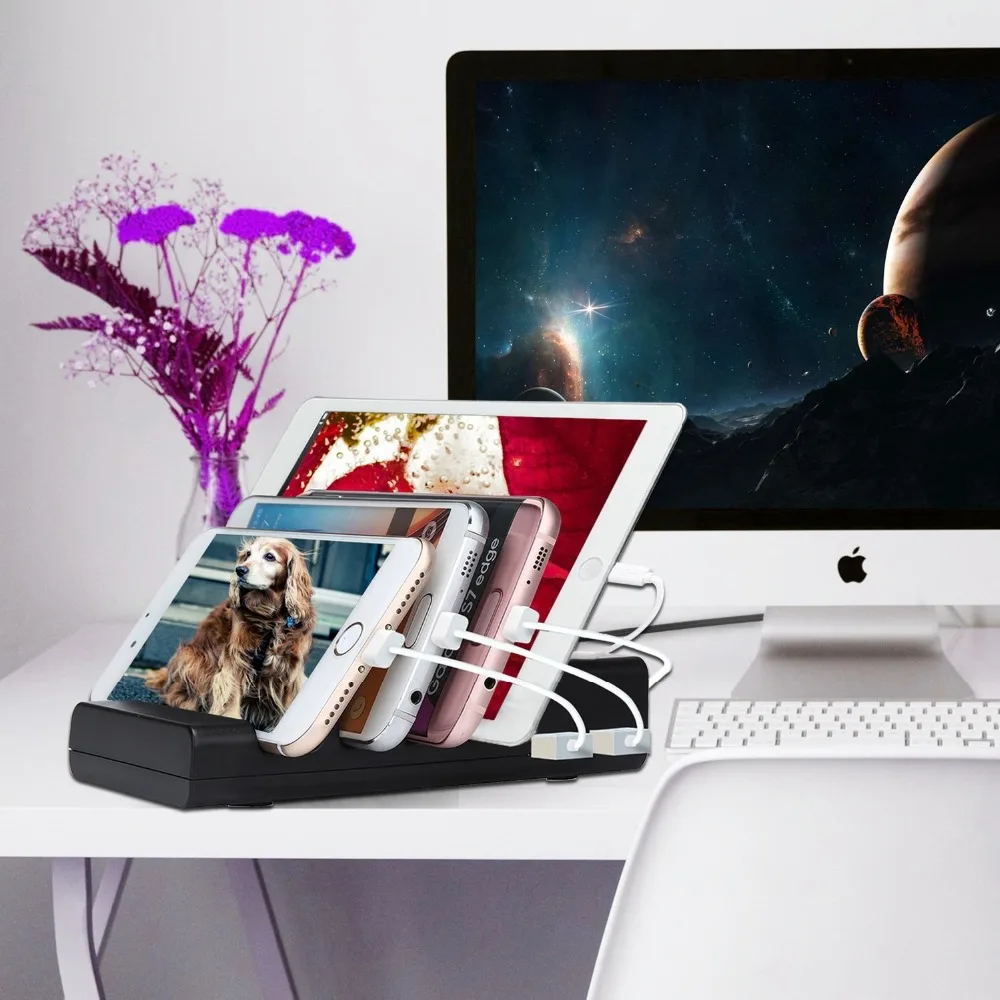 Многофункциональная подставка для телефона с 4 USB-портами | Мобильные телефоны и