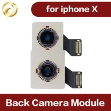 Тест нормально оригинальная задняя большая камера для iPhone X модуль камеры гибкий кабель управления объективом мобильный высококачественный