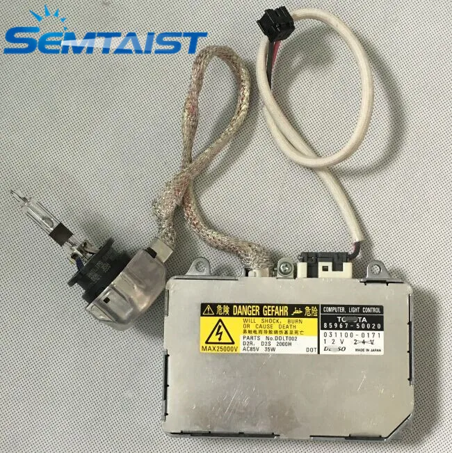 Semtaist Подлинная OEM D2S D2R балласт DDLT002 85967-50020 KDLT002 85967-30050+ провод+ лампы(б/у