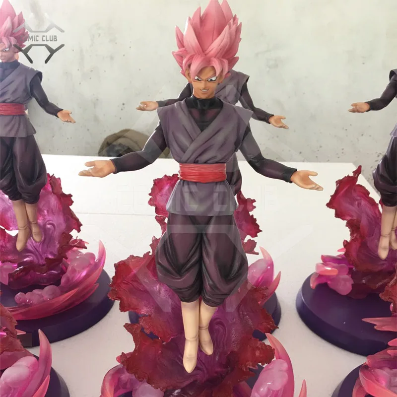 

COMIC CLUB IN-STOCK Dragon Ball Z 38cm black rose goku gk resin statue figure toy for Collection
