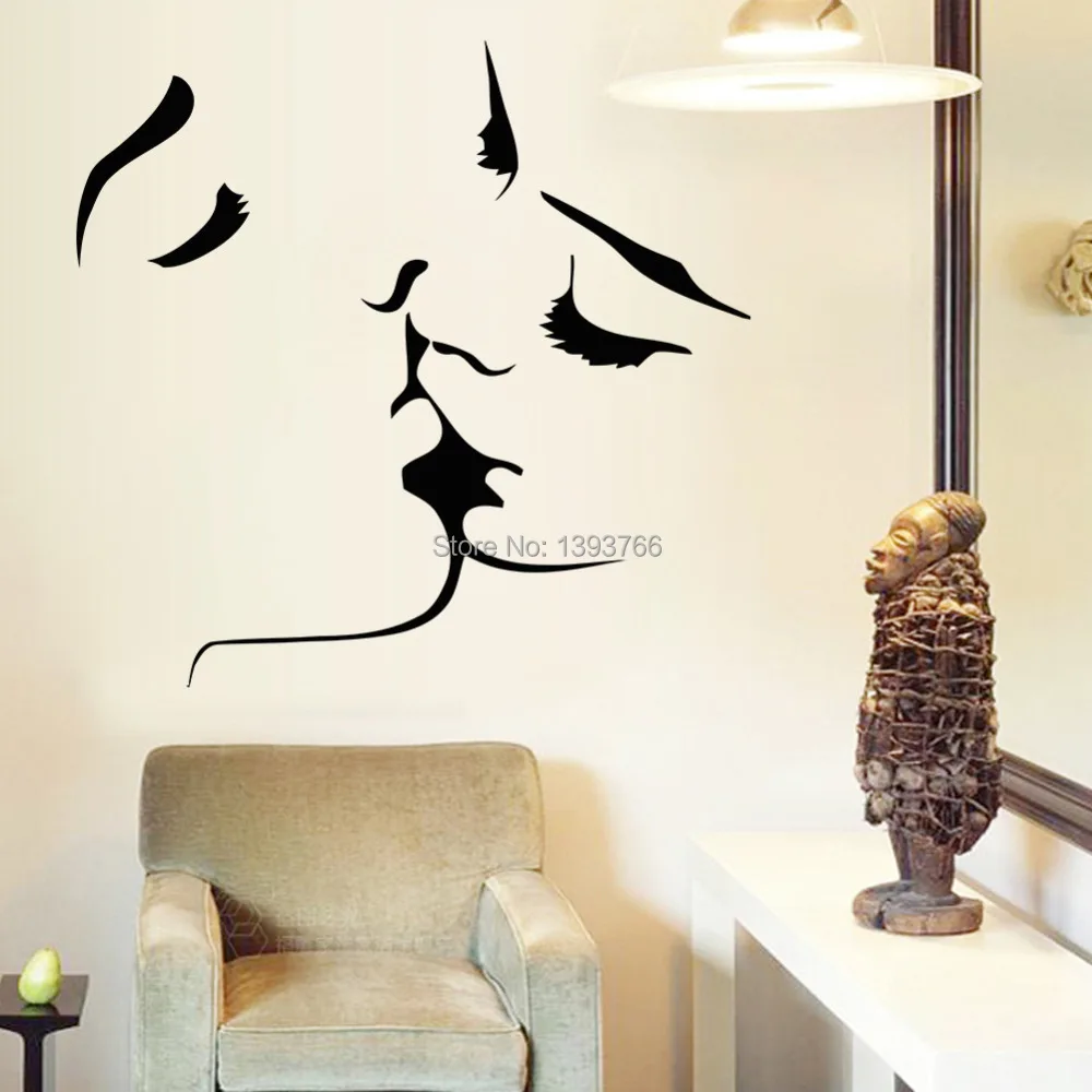 Couple Baiser Stickers Muraux D Cor La Maison 8468 De Mariage Couple Baiser Stickers Muraux D Cor La Maison 8468 De Mariage