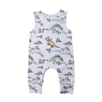 

2018 Newborn Baby Boy Girl Dinosaur Romper Jumpsuit Playsuit Clothes Outfits 0-24M