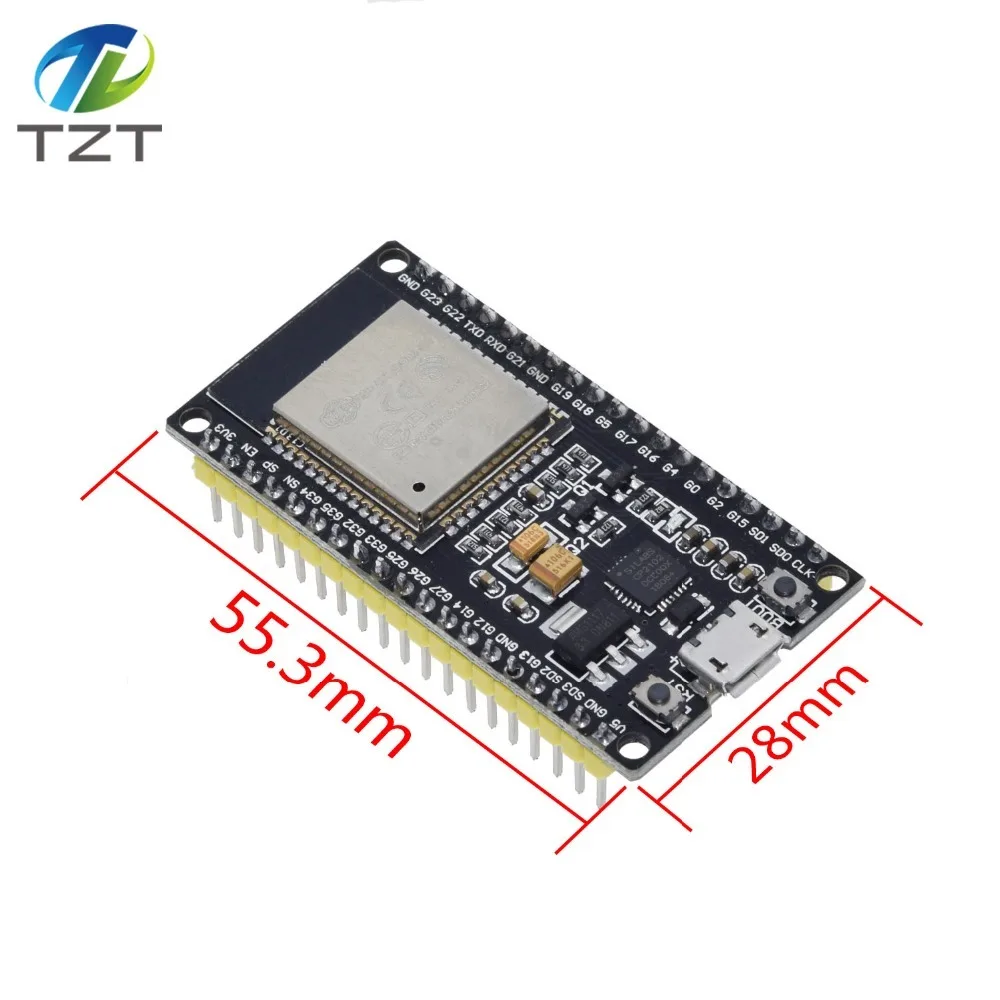 ESP-32S ESP32 макетная плата WiFi беспроводной Bluetooth антенный модуль для Arduino 2,4 ГГц двухъядерный ESP32S ESP-32 ESP8266