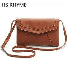 HS RHYME Cheap PU Leather Crossbody Bags New Clutches Ladies Party Purse Women Bag Messenger Shoulder Bag School Bags