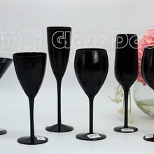 Черное Красное Вино Шампанское коктейль сок чашка цвет вина бессвинцовое стекло бокал для шампанского украшения