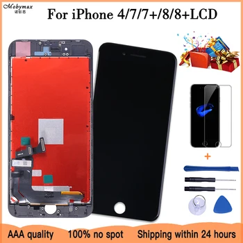 

2019 100% AAAA LCD Screen For iPhone 7 8 Plus Screen LCD Display Digitizer Touch Module 7 8 Screens Replacement LCDS