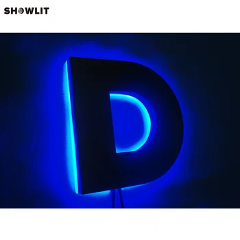 

Golden Color Custom Made Backlit Address Numbers