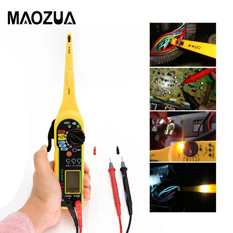 

Universal Automotive Electric Circuit Tester 0-380V Automotive Multimeter Lamp With LCD Screen Display MS8211 Car Repair Tool
