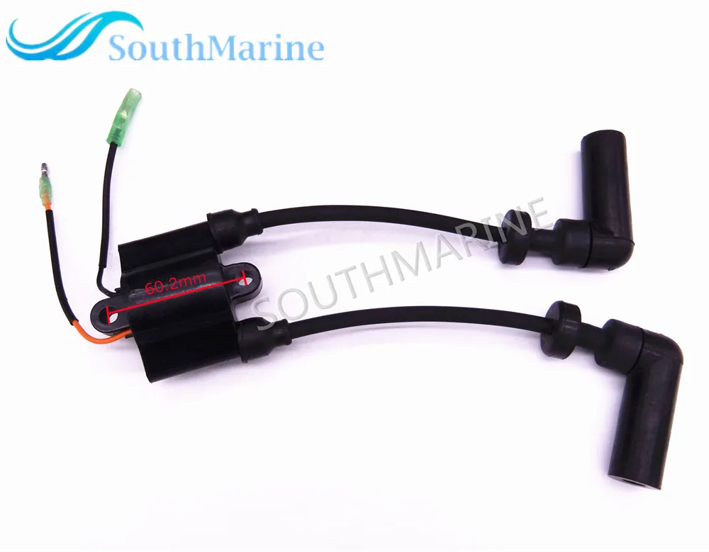 Bobina de Ignição para Tohatsu Nissan Motor Externo Mfs9.8 Nsf8 Nsf9.8 4 Tempos om Mfs8 2 Motor do barco