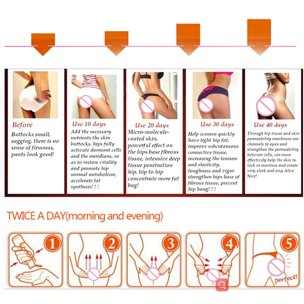 Natural Hip Lift Up Cream Butt Buttock Booty Enhancer Bigger Enlargement Massage Body Cream Natural Hip Lift Up Cream Butt Buttock Booty Enhancer Bigger Enlargement Massage Body Cream