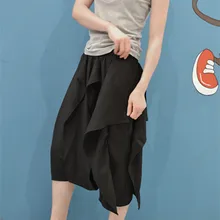 27-44 Новинка мужская одежда мода GD dj стилист волос индивидуальный уровень складные кюлоты широкие брюки плюс размер костюмы