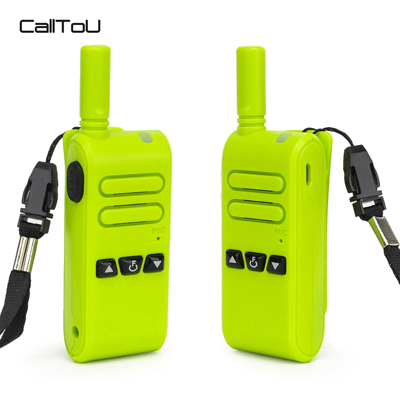 

CallToU Walkie Talkie Kids Two Way Radio Communicator Transceiver Portable Walkie Talkies 2PCS UHF 400-470Mhz for Service