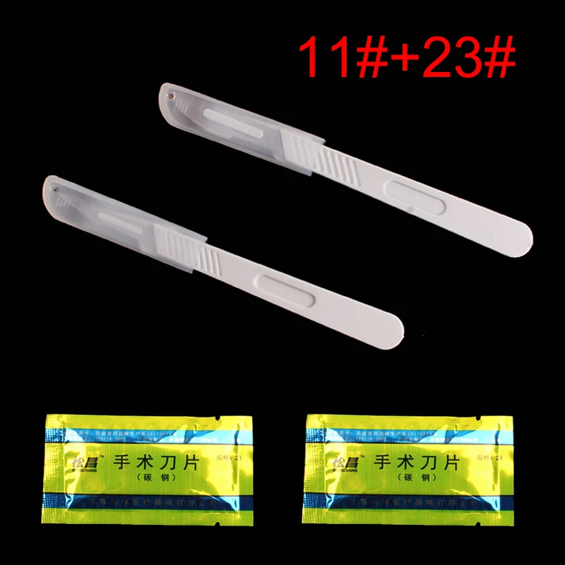 

2017Newest Disposable Animal Surgical Scalpel Knife Surgical Scalpel Knife Multi-function Scrapbooking Crafts Carving Knie Tools