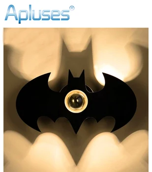 

Fashion Modern Art High indoor Wall Lamp For Home Bedroom Living Room Decoration Wall Light Black Batman