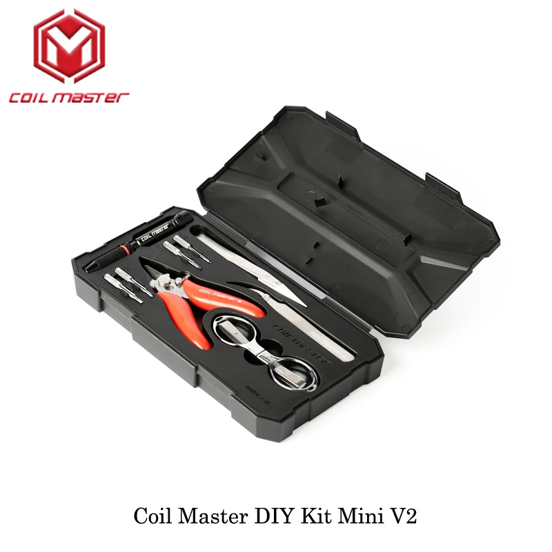 (3 шт./лот) набор Coil Master DIY Mini V2 CoilMaster электронная Сигарета RDA распылитель катушка