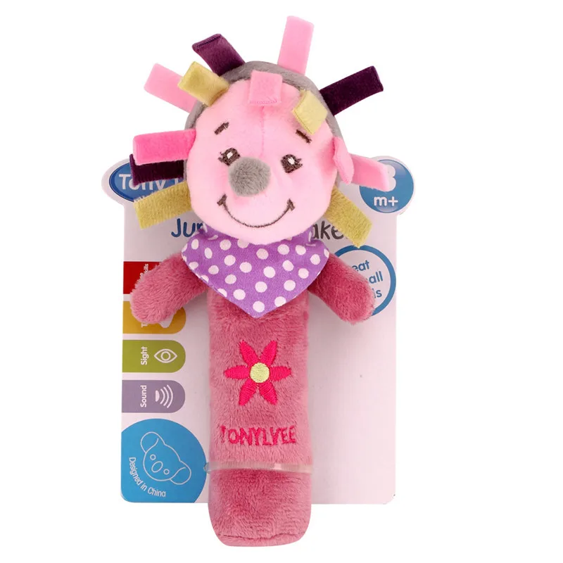 5 стилей, игрушка в форме животного, мультяшная, музыкальная, Детская плюшевая погремушка, детские игрушки, милая игрушка для ребенка, подарок - Цвет: CL848