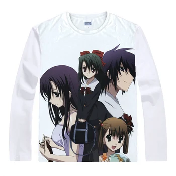 

Visual Novel School Days T-Shirts Multi-style Long Sleeve Shirts Sukuru Deizu Makoto Ito Kotonoha Katsura Cosplay Shirt