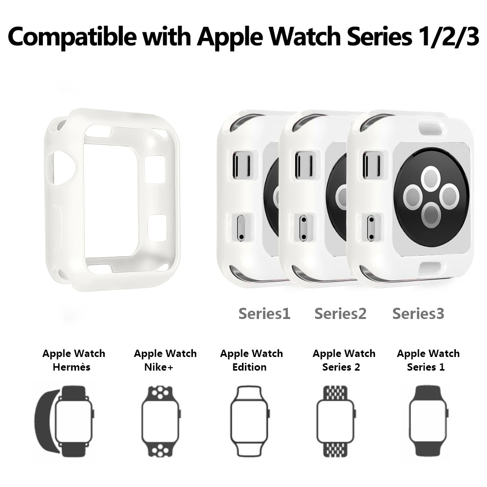 Чехол для apple watch 4 3 5 Чехол 44 мм/40 мм apple watch band 42 мм 38 мм iWatch чехол 3 2 1 рамка полный защитный чехол бампер