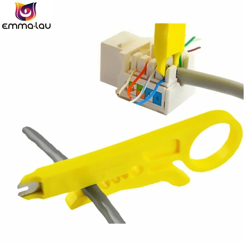 

Mini Pocket Portable Wire Stripper 5-6.2mm Knife Pliers Crimping Tool Cable Stripping Wire Cutter for PVC Rubber Cable Yellow