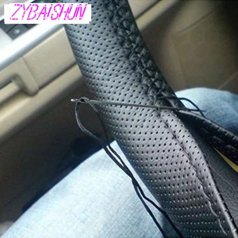 DIY soft non-slip manual sewing car steering wheel cover for Chevrolet Cruze TRAX Aveo Sonic Lova Sail EPICA Captiva Malibu Volt DIY soft non-slip manual sewing car steering wheel cover for Chevrolet Cruze TRAX Aveo Sonic Lova Sail EPICA Captiva Malibu Volt