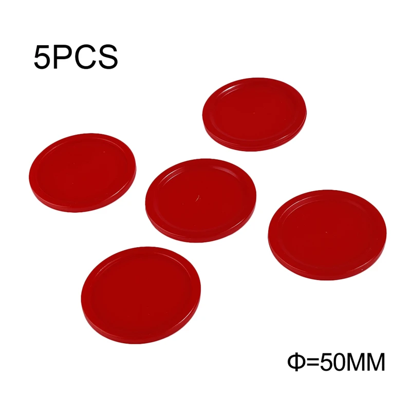 5 шт. горячие новые высококачественные детские домашние настольные игрушки для игр прочные практичные красные пластиковые мини-хоккейные настольные шайбы