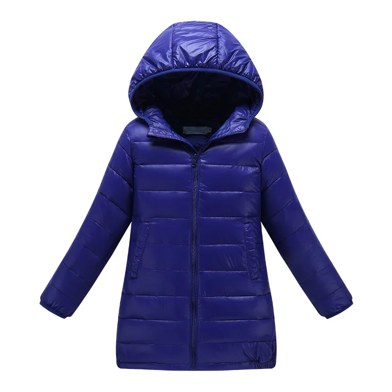 

2018 new children's clothing children's thin long down jacket men's and children's hooded jacket in the children's coat MF-208