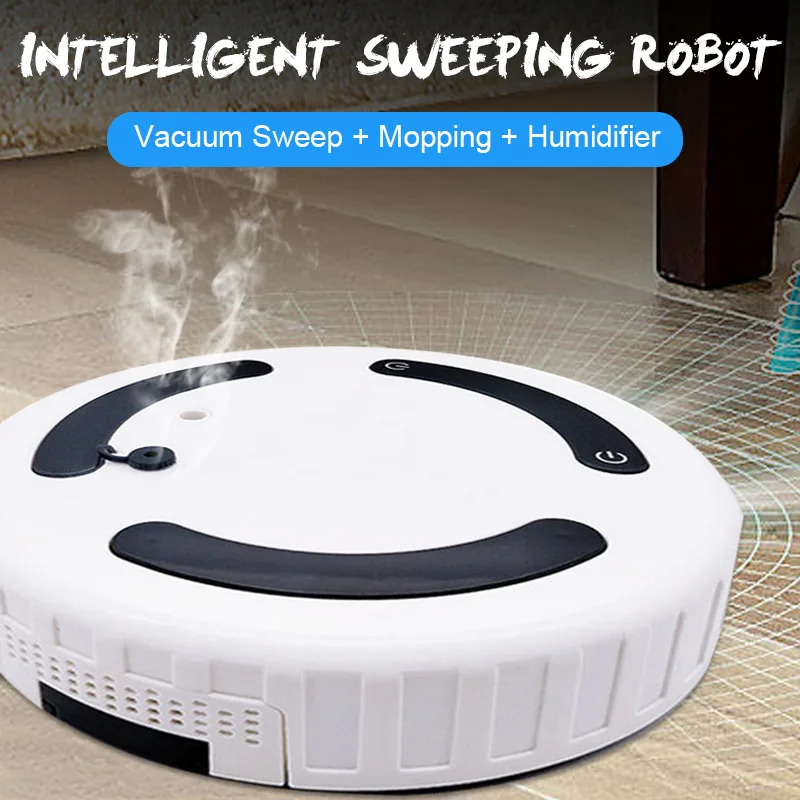 

Smart Vacuum Cleaner Auto Cleaning Robot Auto Sweeping Robot Carpet Household Rechargeable Humidifier 3in1