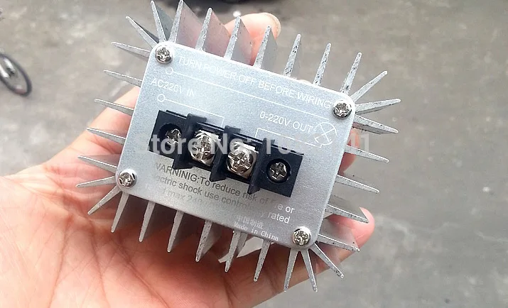 

20pcs/lot,NEW Aluminum Alloy Shell High Power Electronic Voltage Regulator 5000W AC 220V SCR Dimming Thermostat Regulate