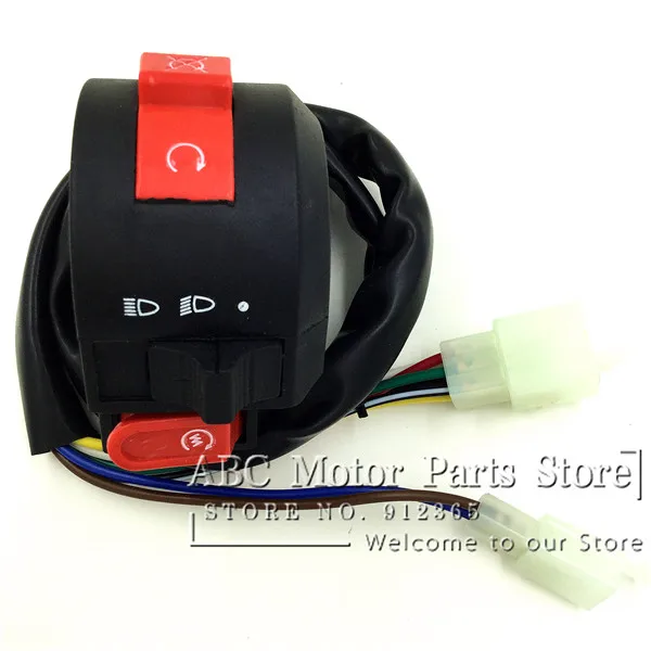 

ATV kill Start switch Headlight Switch small Bull 50cc 70cc 90cc 110cc left ATV switch