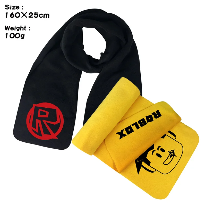 Wholesales Roblox Printed Scarf Kids Autumn Winter Warm Scarves Scarf