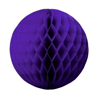 8 см 10 шт. тканевая бумага сотовые шары висячие бумажные шары сотовая Бумага свадьба день рождения душ Рождество космическое украшение - Цвет: purple
