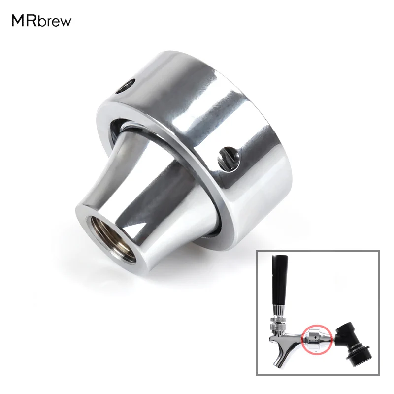 

High quality Brass Beer Faucet Adaptor for Draft Faucet Tap Homebrew Kegged Beer Tap