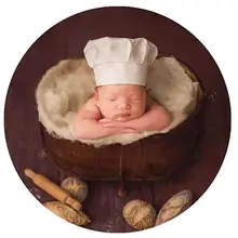 Реквизит для фотосъемки новорожденных, детское фото снаряжение для стрельбы, Детский костюм унисекс, шапка шеф-повара, унисекс, детский белый костюм повара, костюм шеф-повара, Photos Phot