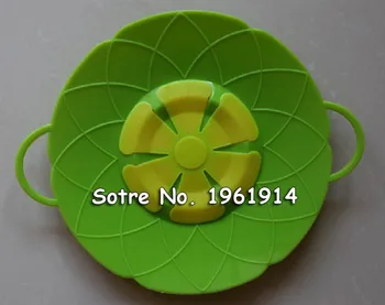 

28cm * 26cm Cooking Tools Flower Silicone lid Spill Stopper Silicone Lid Cover For Pan 9"