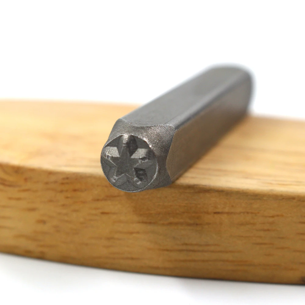 1PCS carbon steel leather stamp punching tool DIY metal carving leather crafts stamp printing mold jewelry leather craft stamps