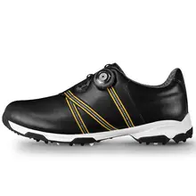 New 2017 Men Golf Shoes Genuine Leather Anti-skid Waterproof Breathable Sports Sneakers