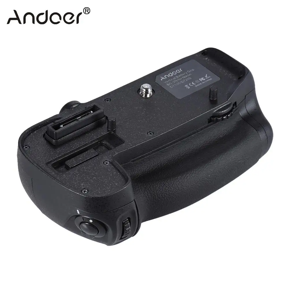 

Andoer BG-2N Vertical Battery Grip Holder for Nikon D7100/D7200 DSLR Camera Compatible with EN-EL Battery