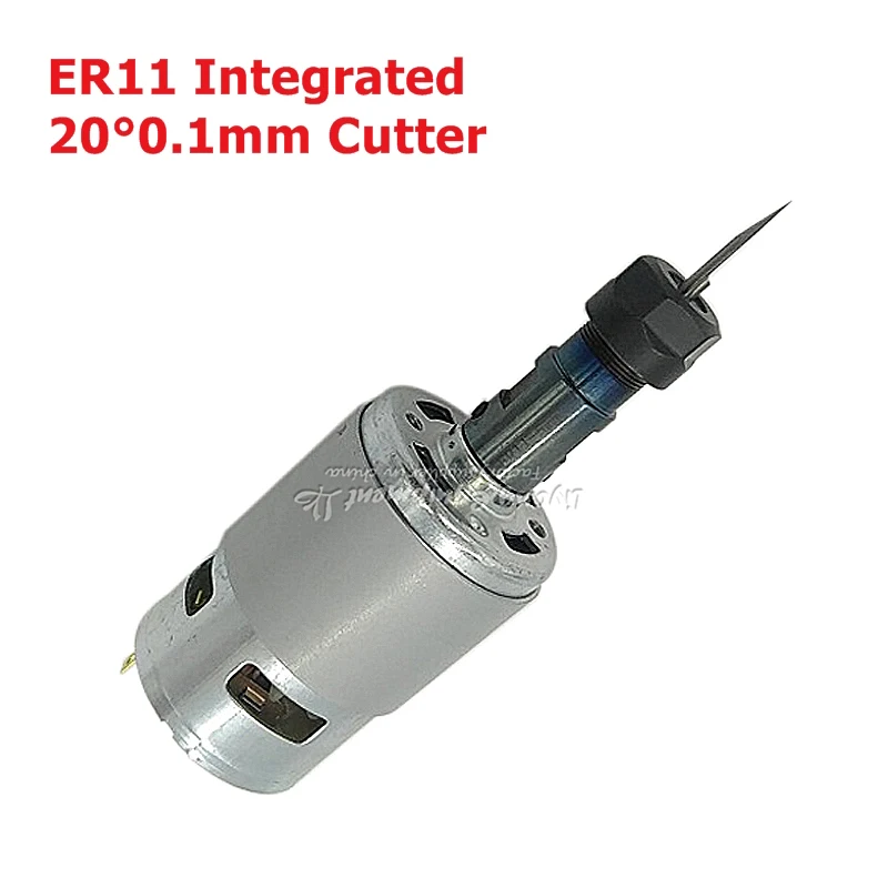 CNC DIY Engraving Machine 10000rpm 775 DC Motor 1610/ 2417/ 3018 120W Spindle with ER11 Extension Rod For Engraver Milling Tools